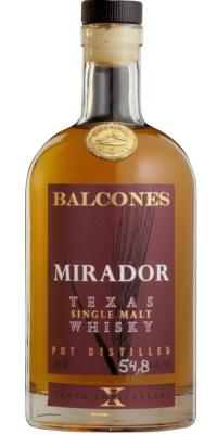 Balcones Mirador 2nd fill casks 55% 700ml