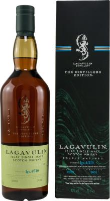 Lagavulin 2006 The Distillers Edition Double Matured in Pedro Ximenez Sherry Casks No. lgv.4/510 43% 700ml