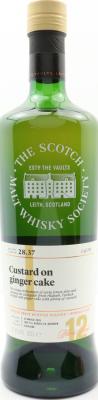 Tullibardine 2005 SMWS 28.37 Custard on ginger cake 2nd Fill Ex-Bourbon Barrel 61.6% 700ml