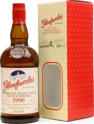 Glenfarclas 1990 Christmas Edition Oloroso Sherry Casks Hanseatische Weinhandelsgesellschaft 46% 700ml