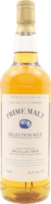 Macallan 1969 DT Prime Malt Selection #5 Oak Casks 43.2% 750ml