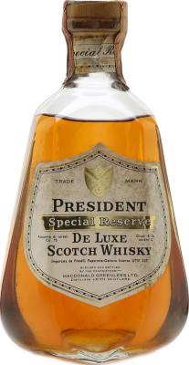 President Special Reserve Fratelli Paparone Genova Italy 43% 750ml