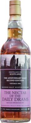 Blended Malt Scotch Whisky 1993 The Anniversary Malt 2nd Edition The Nectar of the Daily Drams 49.3% 700ml