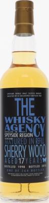 Speyside 1998 TWA Bottled Letters Refill Sherry Wood 50.3% 700ml