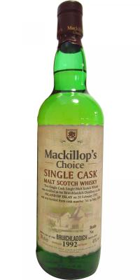 Bruichladdich 1992 McC Single Cask 741 43% 700ml