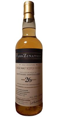 Bowmore 1989 HL Single Cask Bottling Refill Hogshead FassZination 46% 700ml