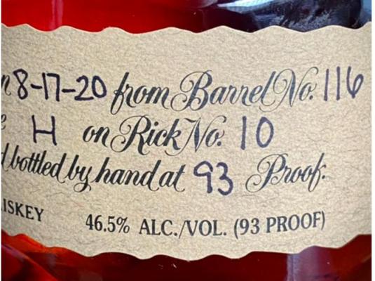 Blanton's The Original #116 46.5% 700ml