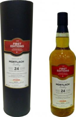 Mortlach 1989 ED The 1st Editions Bourbon Cask 49.7% 750ml