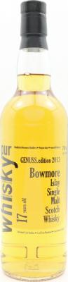 Bowmore 1996 DR GENUSS.edition 2013 Bourbon Hogshead #960036 Potstill Vienna 58.1% 700ml