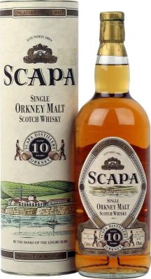 Scapa 10yo Single Orkney Malt Travel Retail Market 43% 1000ml