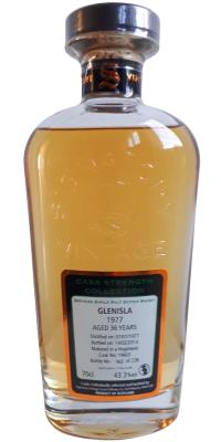 Glenisla 1977 SV Cask Strength Collection Hogshead 19603 43.3% 700ml