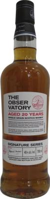 The Observatory 20yo Signature Series 40% 700ml