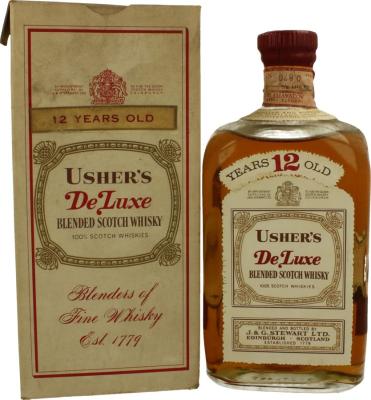 Usher's 12yo JGSt De Luxe Blended Scotch Whisky 43% 750ml