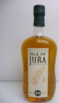 Isle of Jura 10yo Old Square Map Label 1990s 43% 750ml