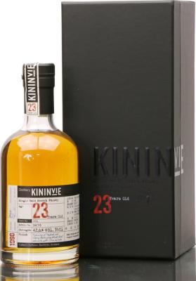 Kininvie 1990 Batch No. 001 42.6% 350ml