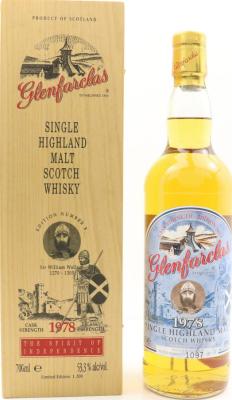 Glenfarclas 1978 Edition #8 Sir Wiliam Wallace 1270-1305 Sherry 53.3% 700ml