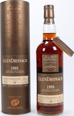 Glendronach 1995 Single Cask #3250 19yo Pedro Ximenez Sherry Puncheon UK Exclusive 52.5% 700ml