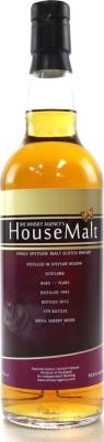 House Malt 1995 TWA House Malt Speyside 17yo Refill Sherry Cask 50.8% 700ml