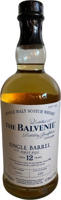 Balvenie 12yo 1st Fill Ex-Bourbon Barrel #22056 47.8% 700ml