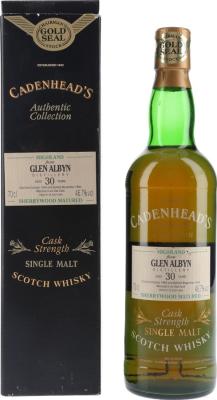 Glen Albyn 1964 CA Authentic Collection Chairman's Stock Gold Seal Sherrywood 46.7% 700ml