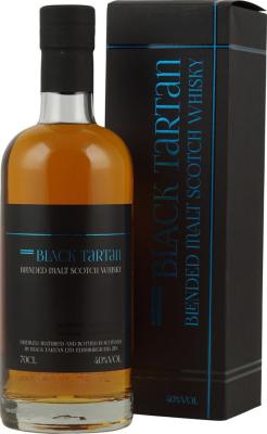 Black Tartan Blended Malt Scotch Whisky Charred Oak Casks 40% 700ml