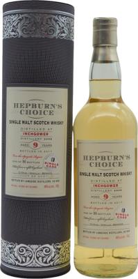 Inchgower 2008 LsD Hepburn's Choice 9yo Refill Hogshead 46% 700ml