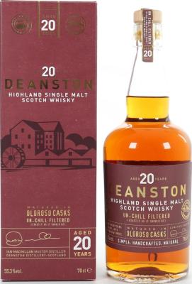 Deanston 20yo Un-Chill Filtered Oloroso Sherry Casks 55.3% 700ml