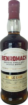 Benromach 2011 Single Cask LMDW 1st Fill Sherry Hogshead The Strath's 20th Anniversary 58.5% 700ml