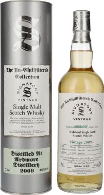 Ardmore 2009 SV The Un-Chillfiltered Collection 2nd fill Bourbon Barrel after Islay 46% 700ml