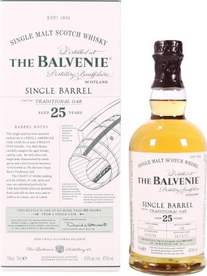 Balvenie 1990 Single Barrel Traditional Oak Casko no.517 25yo 47.8% 700ml