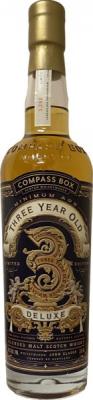 Three Year Old Deluxe Blended Malt Scotch Whisky CB Limited Edition 1st Fill American Oak Casks 51.6% 750ml