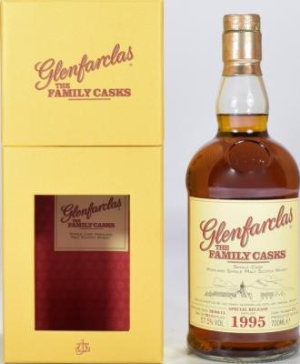 Glenfarclas 1995 The Family Casks Special Release Refill Sherry #3771 Usquebaugh Society 57.5% 700ml