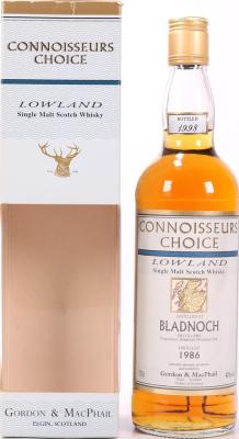 Bladnoch 1986 GM Connoisseurs Choice 40% 700ml