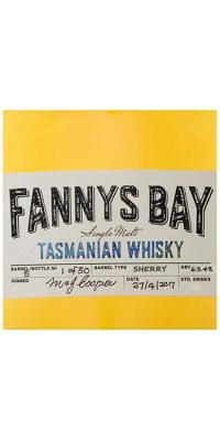 Fannys Bay Tasmanian Whisky Port Barrel 63.4% 500ml
