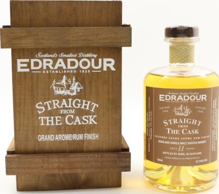 Edradour 1996 Straight From The Cask Savanna Grand Arome Rum Finish 57.7% 500ml