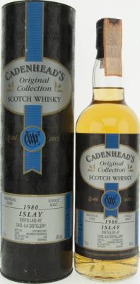 Caol Ila 1980 CA Original Collection 21yo Bourbon Hogshead 46% 700ml