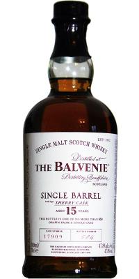 Balvenie 15yo Single Barrel Sherry Cask #17909 47.8% 700ml