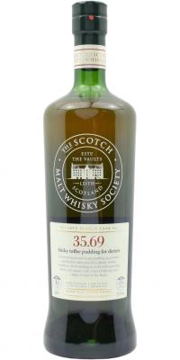 Glen Moray 2001 SMWS 35.69 Sticky toffee pudding for dieters Refill ex-Chardonnay Hogshead 59.3% 700ml
