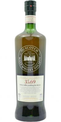 Glen Moray 2001 SMWS 35.69 Sticky toffee pudding for dieters Refill ex-Chardonnay Hogshead 59.3% 700ml