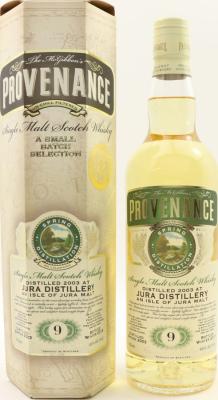 Isle of Jura 2003 McG McGibbon's Provenance Refill Hogshead DMG 9305 46% 700ml