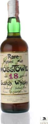 Mosstowie 18yo Ses Rare Highland Malt Enoteca Galvani Parma 61% 750ml