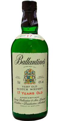 Ballantine's 17yo Very Old Scotch Whisky Oak Barrels 43% 750ml