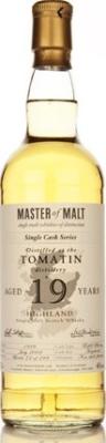 Tomatin 1989 MoM Single Cask Series Refill Sherry Hogshead 40% 700ml