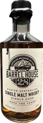 Corowa Distilling Co. 2019 Peated Australian Single Malt Hungarian Red Wine Barrel House 28 63.5% 500ml