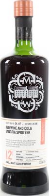 Macallan 2008 SMWS 24.147 Red wine and cola sangria spritzer 63.3% 700ml