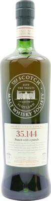 Glen Moray 1991 SMWS 35.144 Punch with a punch 2nd Fill Ex-Bourbon Hogshead 50.7% 700ml