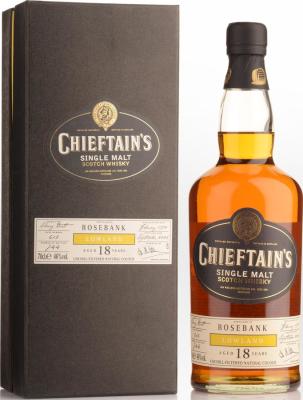 Rosebank 1990 IM The Chieftain's Choice Sherry Butt 614 (part) 46% 700ml