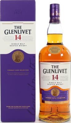 Glenlivet 14yo Cognac Cask Finish 40% 1000ml