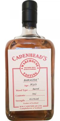 Burnside 1992 CA Warehouse Tasting Bourbon Barrel 45.3% 700ml
