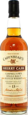 Hazelburn 2009 CA Wood Range Sherry Cask Refill Sherry Hogshead since March 2020 48.3% 700ml